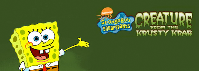 Banner SpongeBob SquarePants Creatuur van de Krokante Krab