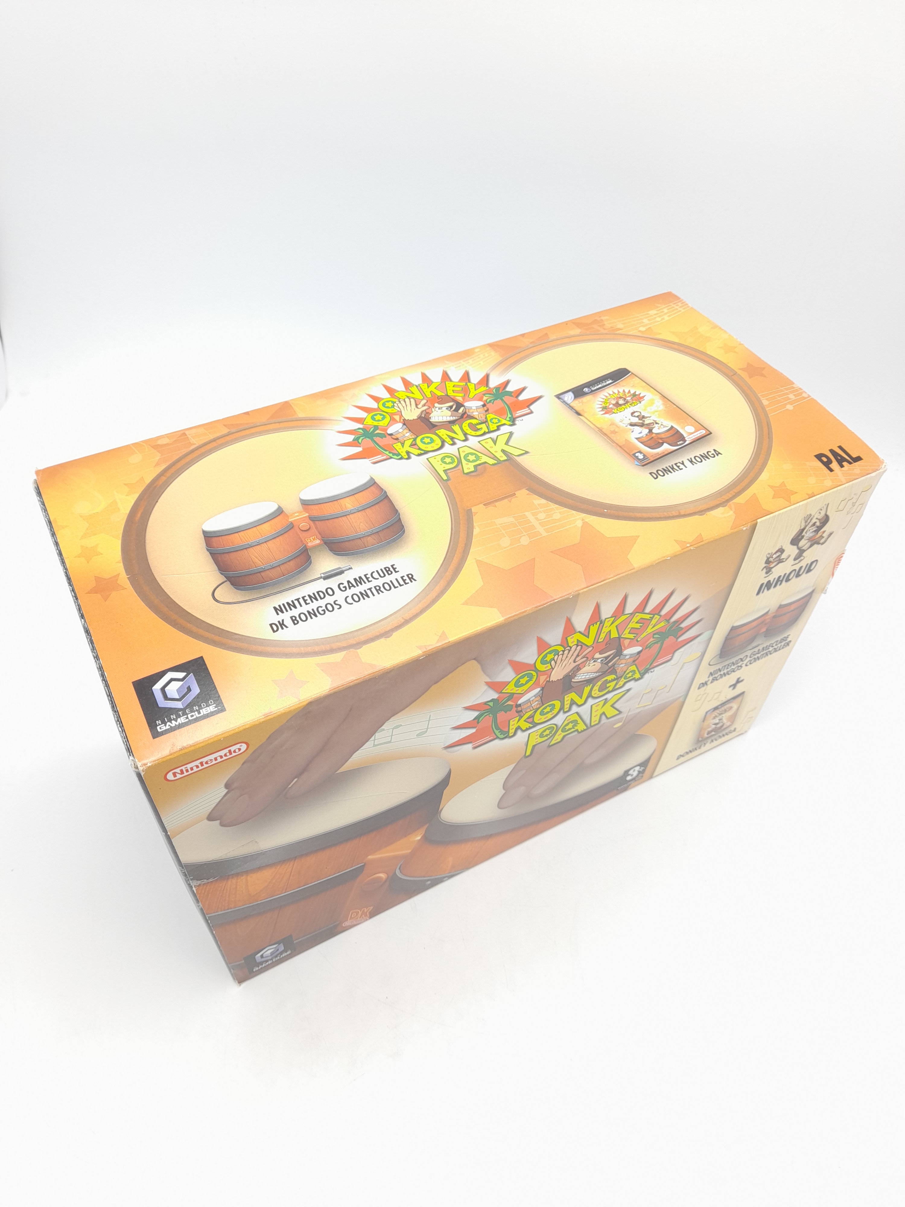 Foto van Donkey Konga Pak in Doos Zonder Spel