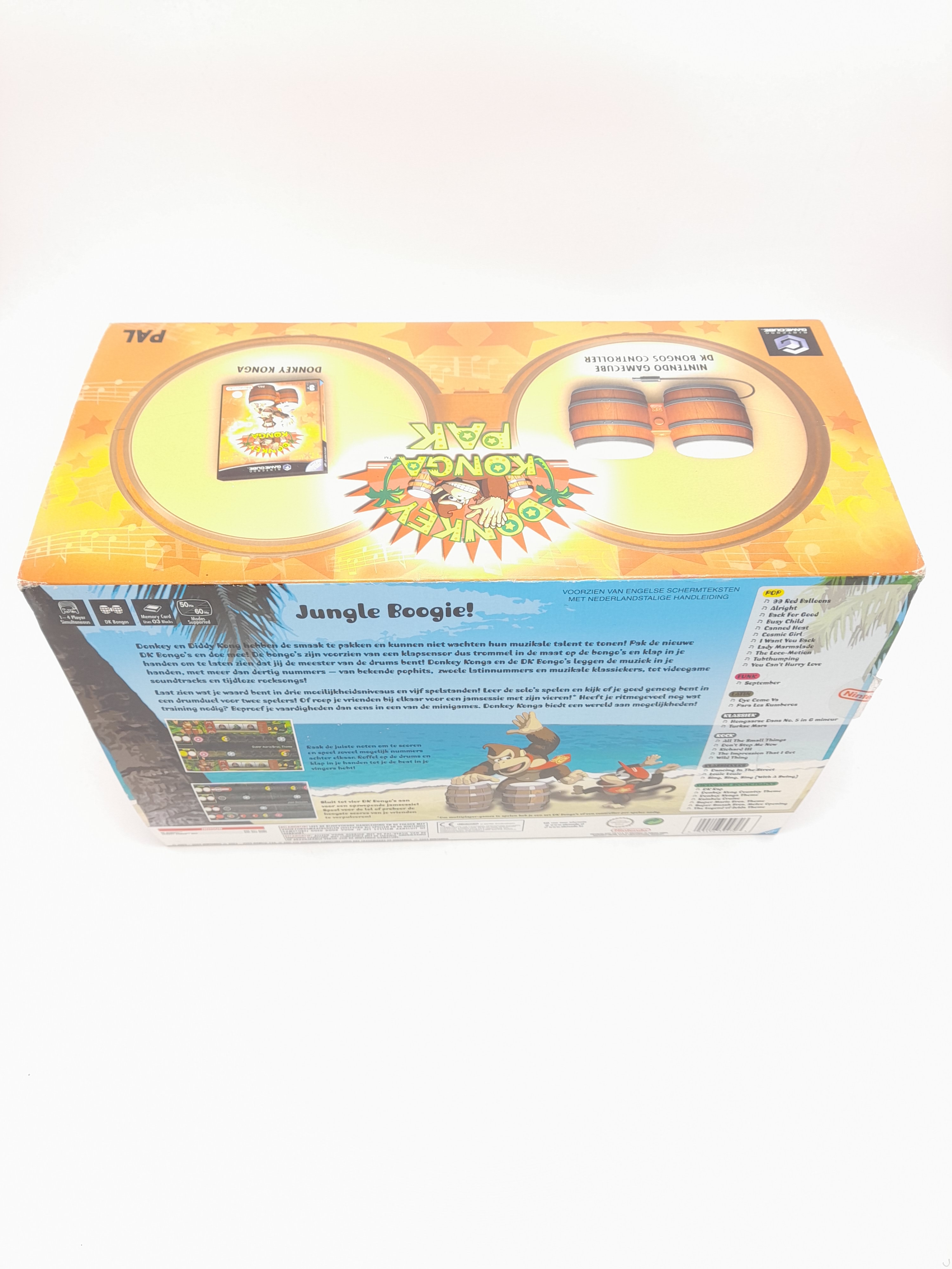 Foto van Donkey Konga Pak in Doos Zonder Spel