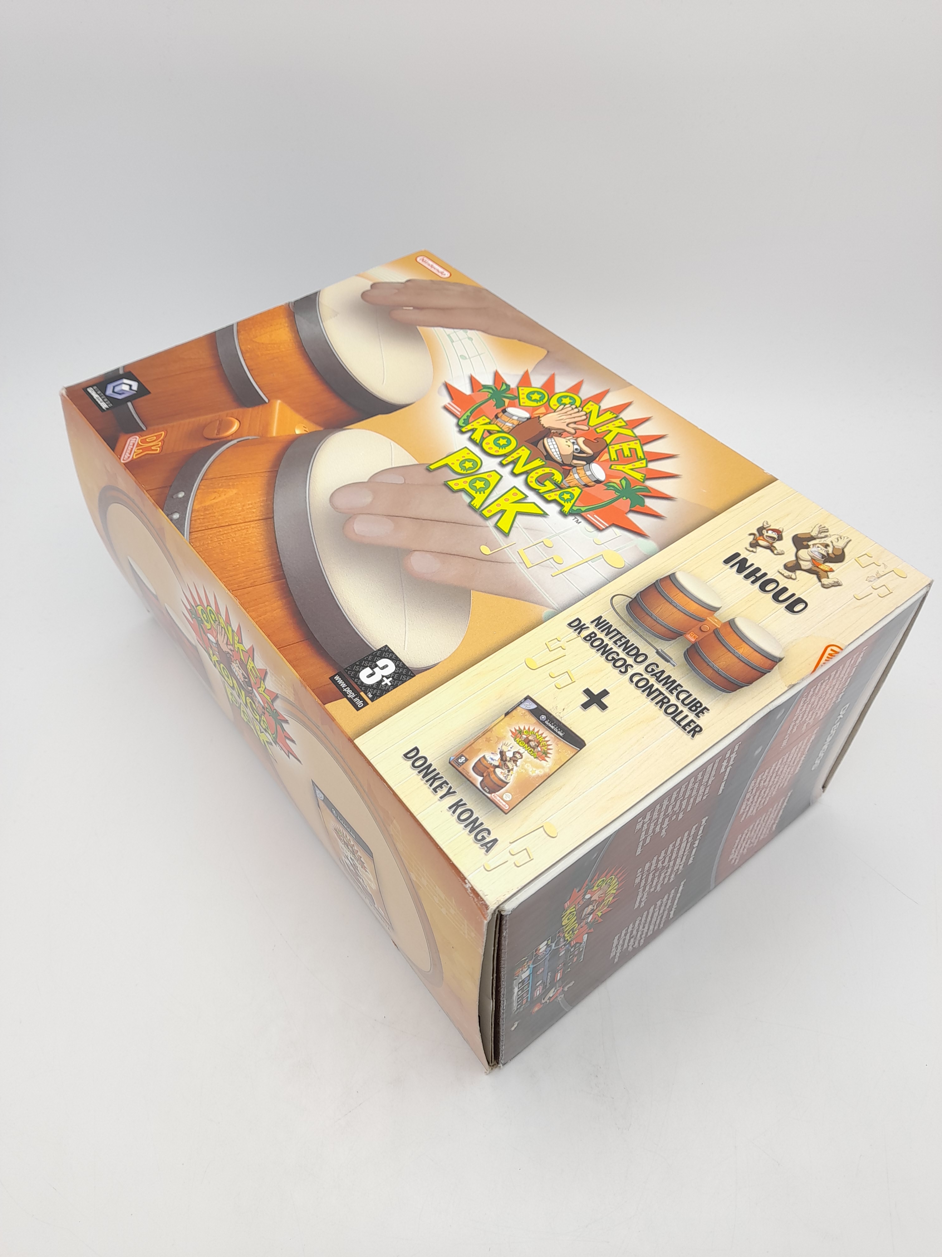 Foto van Donkey Konga Pak in Doos Zonder Spel