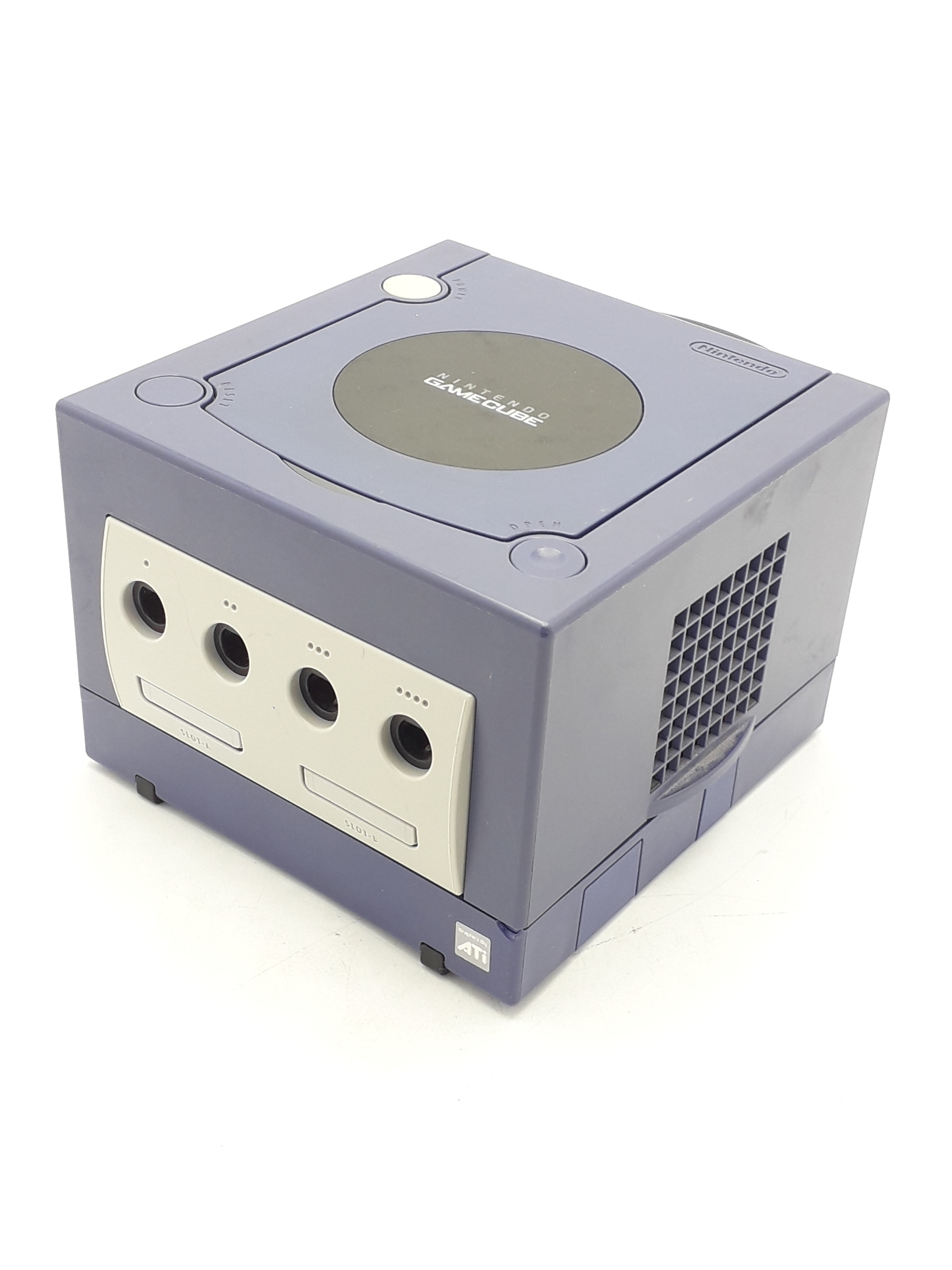 Foto van GameCube Paars Licht Verkleurd
