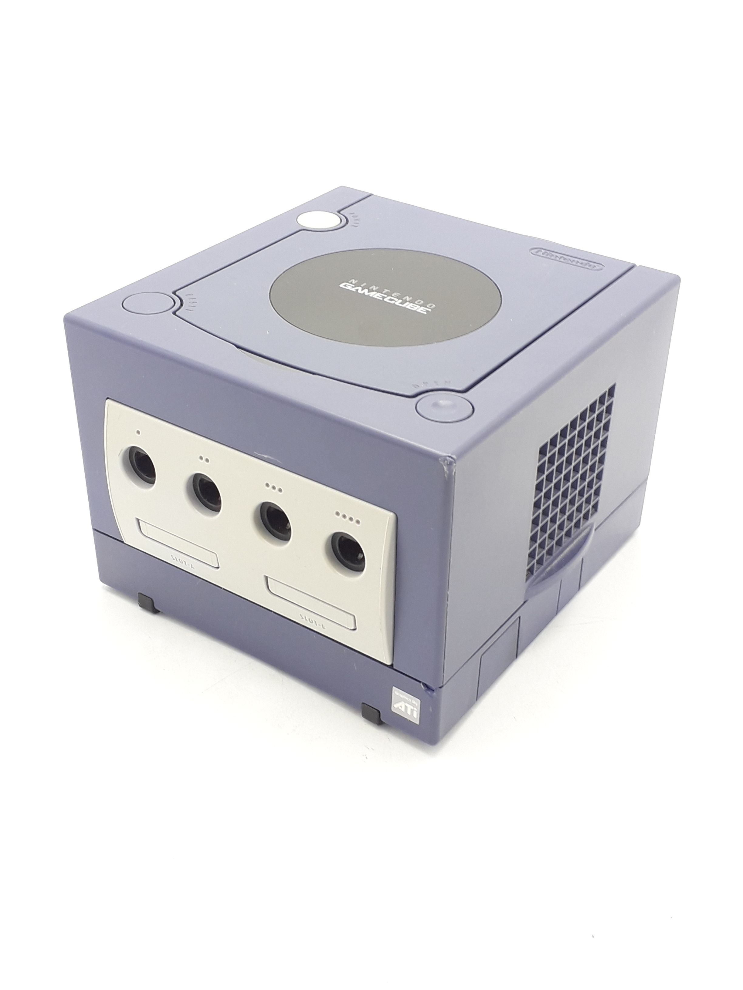 Foto van GameCube Paars Licht Verkleurd