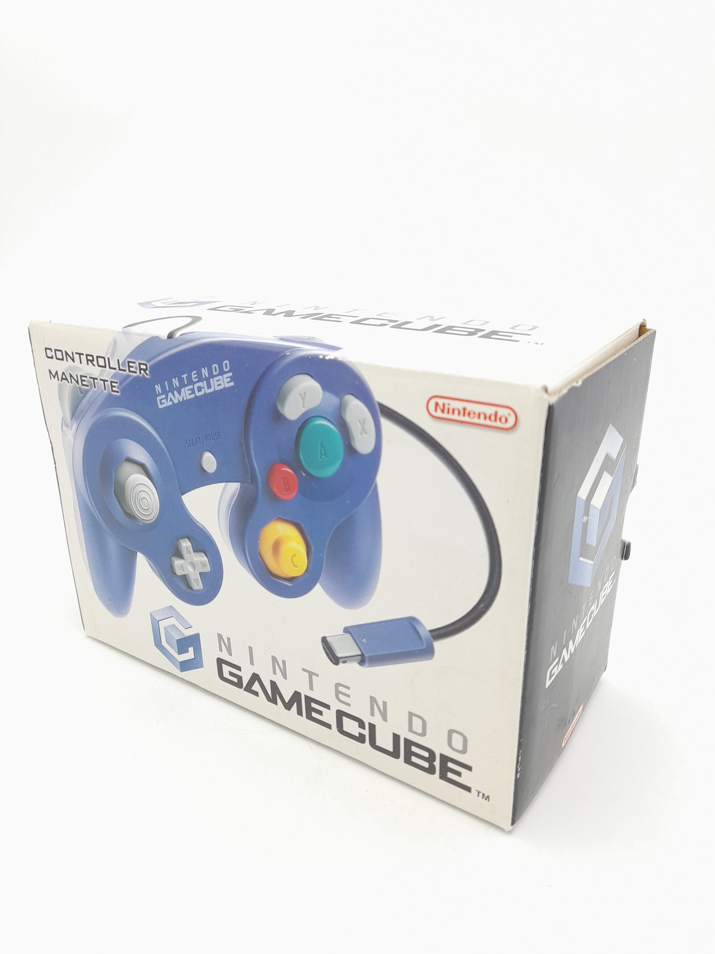 Foto van GameCube Controller Transparant Paars in Doos