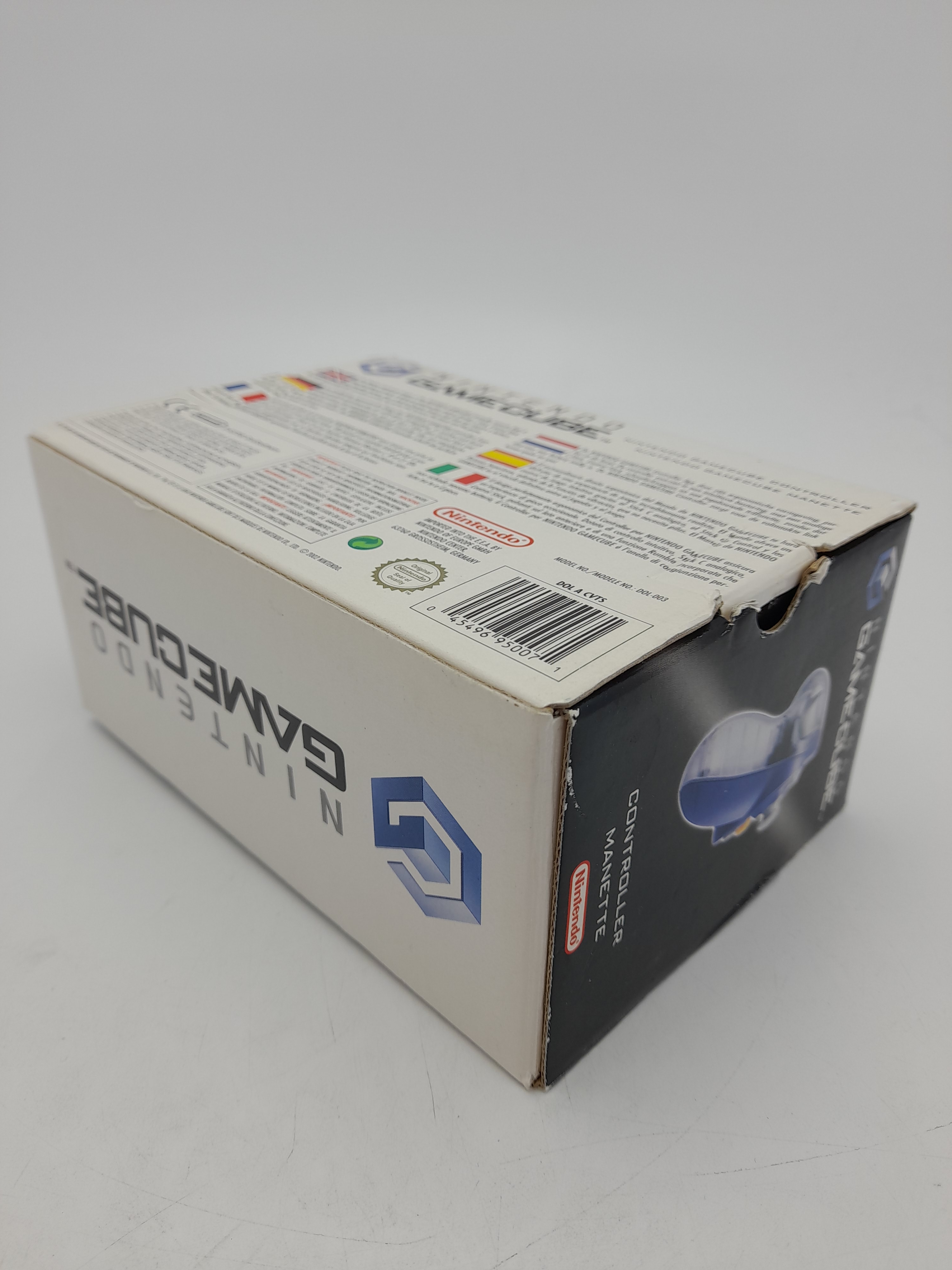 Foto van GameCube Controller Transparant Paars in Doos
