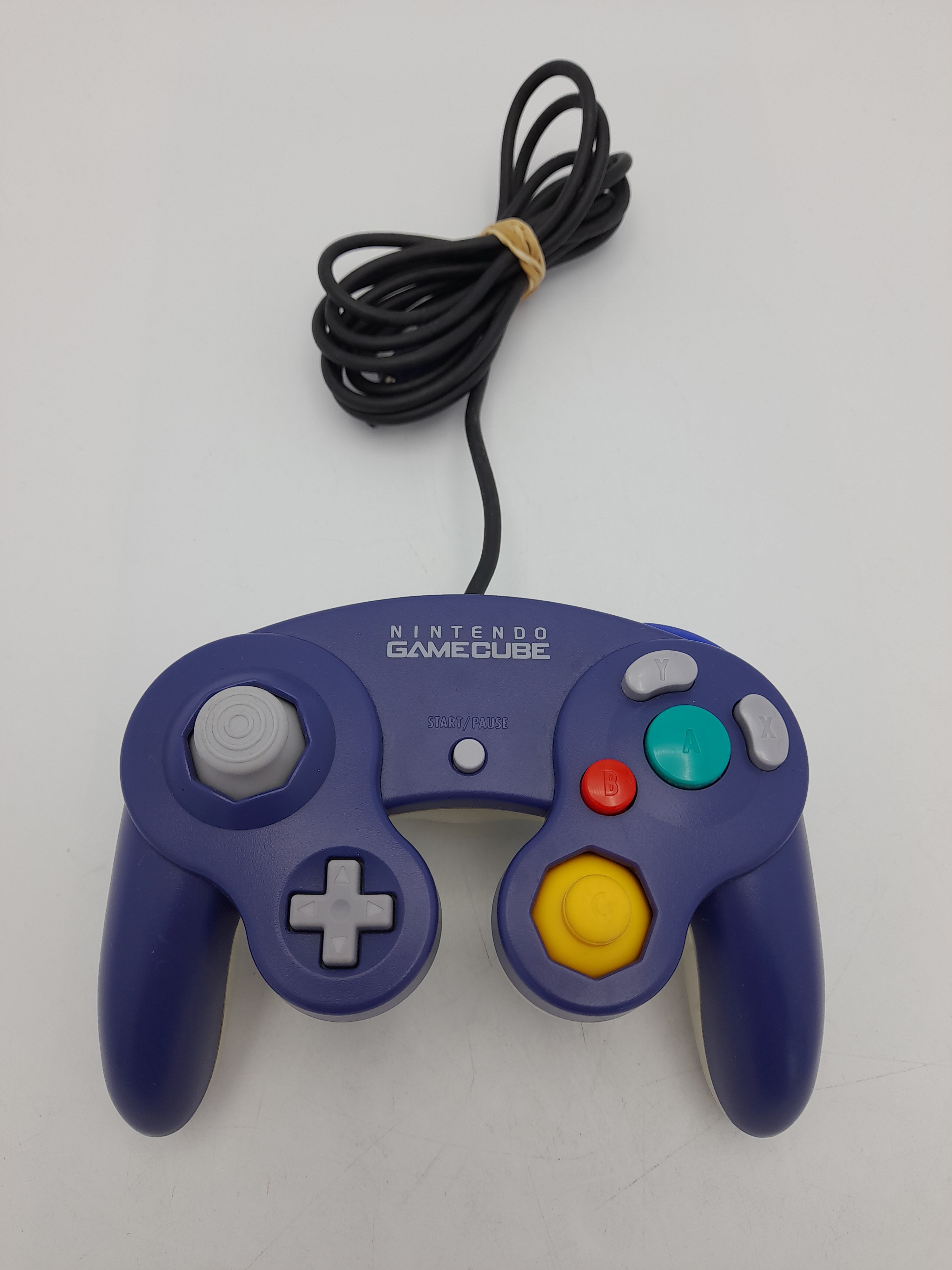 Foto van GameCube Controller Transparant Paars in Doos