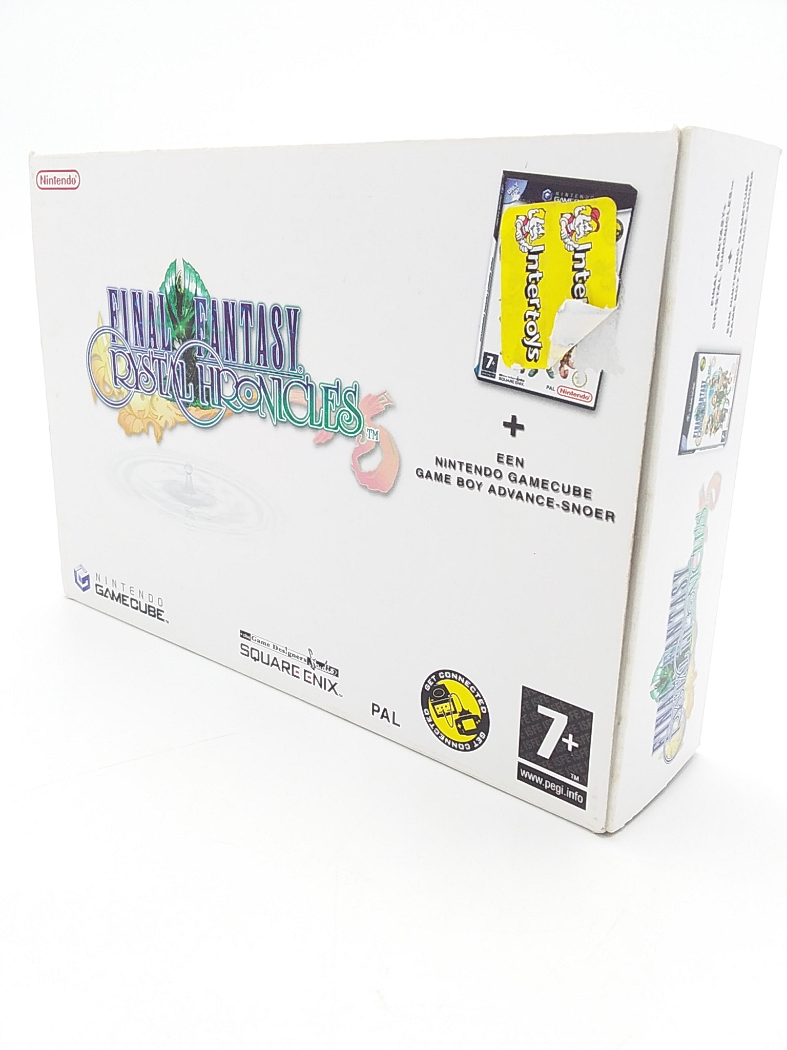 Foto van Final Fantasy Crystal Chronicles & Game Boy Advance Cable in Doos