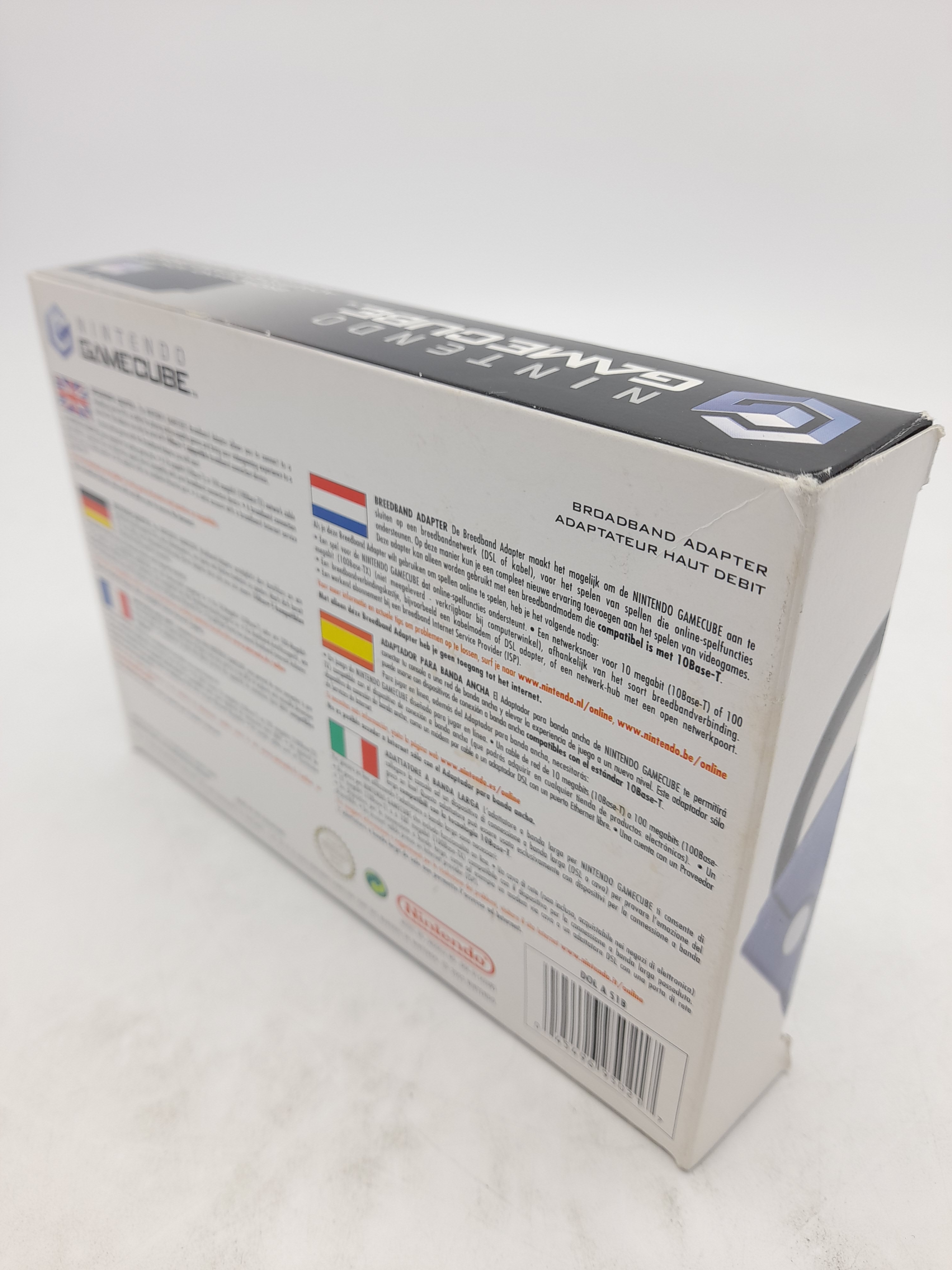 Foto van GameCube Broadband Adapter in Doos