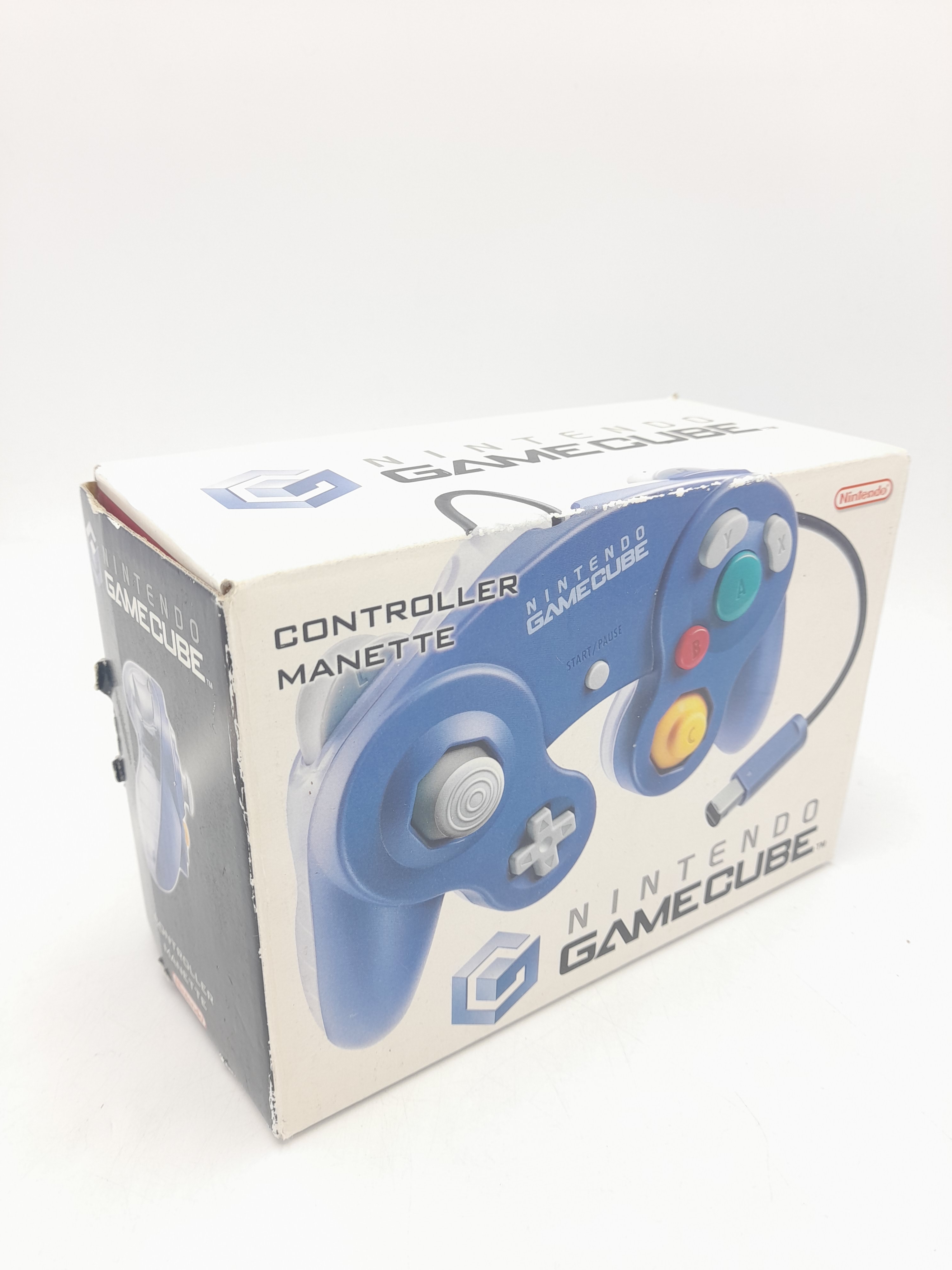 Foto van GameCube Controller Transparant Paars in Doos