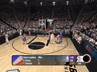 NBA Live 2005: Screenshot