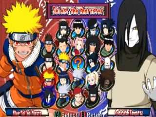 Choose your favorite Naruto warrior!