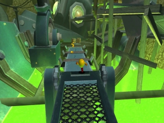 <a href = https://www.mario64.nl/Nintendo64_Namco_Museum_USA.htm target = _blank>Pac Man</a> doit faire attention à ne pas tomber dans le piège en bas.