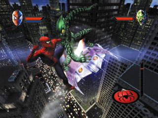 Ga samen als Spider man de strijd aan tegen Green Goblin.