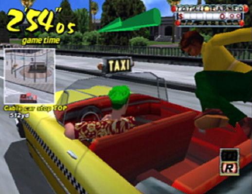 Jump in for a crazy taxi!