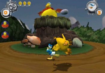Ele donald, mantém-te longe de mim! Eu sou apenas um pintainho.