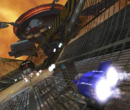 Uma desvantagem do F-zero X era que as pistas eram um pouco vazias, algo que claramente mudou no F-zero GX.