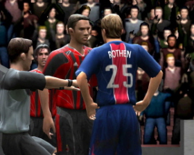 Confrontations with the referee.