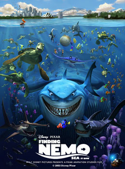 Finding Nemo de Film. Ken je Nemo nog? Wat een reis voor zo’n clown-visje.