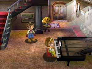 Helping others in the village is also important; you can become friends with them by giving them things. One might love food and vegetables, while another prefers diamonds or old coins from you. This way, you can receive special items.