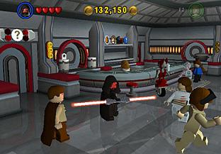 Darth Mall is the villain, he wears a black outfit and a red lightsword.