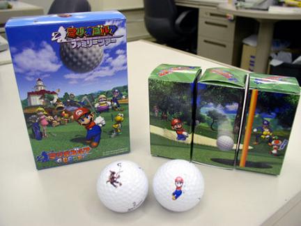 Für echte Sammler gibt es sogar echte Mario Golfbälle!