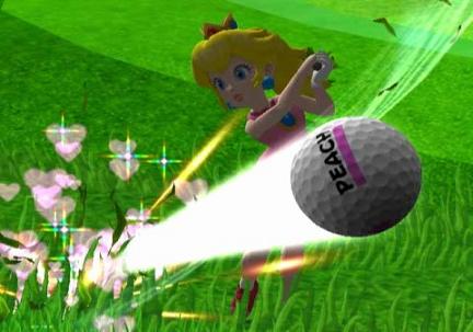 Der Power-Schlag von Peach hinterlässt Herzen. Offenbar ist die Liebe zum Ball größer als die zu Mario.