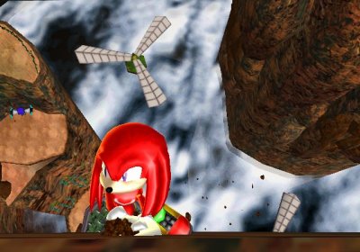 Knuckles leder efter noget, men hvad leder han efter i sådan en højde?