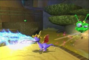 Spyro peut maintenant cracher des éclairs !
