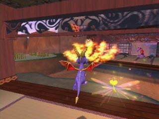 Spyro peut bien sûr cracher du feu !