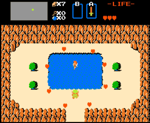 The Legend of Zelda. De goede fee was er al in het eerste deel.