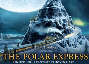 The Polar Express, een reis die je fantasie te boven gaat. (Er staat iemand op het dak! Is dat Tom Hanks?!?)